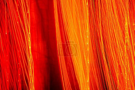 Téléchargez les photos : Concept abstrait arrière-plan branches couleurs communication créative lumière et onde sonore vitesse Voyage effet spécial, Inde - en image libre de droit