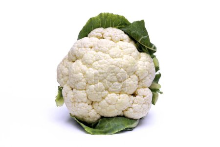 Foto de Coliflor sobre fondo blanco, Vegetable India - Imagen libre de derechos