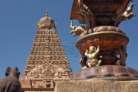 Téléchargez les photos : Temple Brihadishwara Vishwakarmas Tamilnadu Inde - en image libre de droit