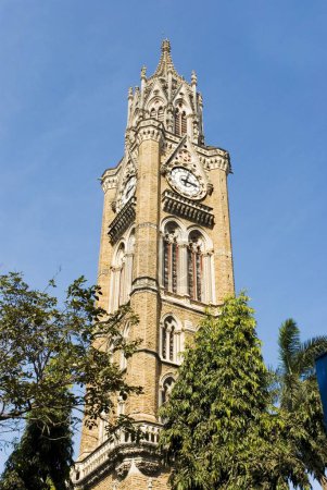 Photo for Rajabai Tower Bombay University , Flora Fountain , Bombay Mumbai , Maharashtra , India - Royalty Free Image