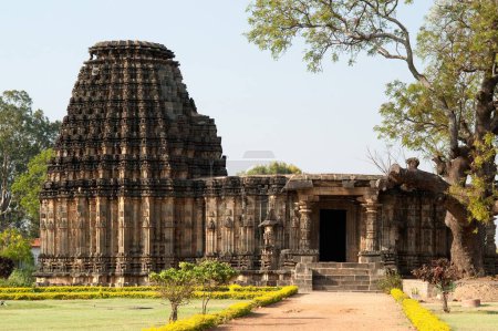 Photo for Dodda basappa temple chalukya architecture at dambal , Gadag , Karnataka , India - Royalty Free Image