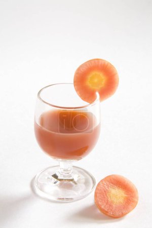 Photo for Vegetable , carrot Juice , gajar ka rus , India - Royalty Free Image