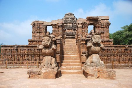 Téléchargez les photos : Temple solaire Konarak, Konarak, Orissa, Inde Patrimoine mondial - en image libre de droit