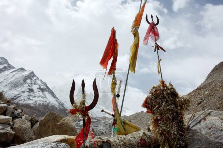 Temple Shiva Gangotri Uttarakhand Inde Asie