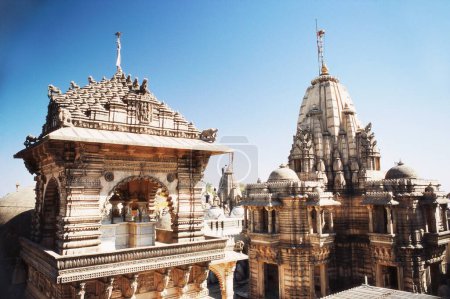 Jain temple , Shatrunjaya Hill , Palitana , Gujarat , India
