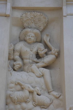 Kailasanatha-Tempel, dravidische Tempelarchitektur, Pallava-Zeit 7. - 9. Jahrhundert, Bezirk Kanchipuram, Bundesstaat Tamil Nadu, Indien