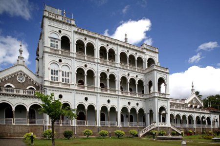 Photo for Heritage monument Aga Khan palace , Pune , Maharashtra , India - Royalty Free Image