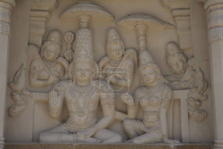 Kailasanatha temple , Dravidian temple architecture , Pallava period 7th - 9th century , district Kanchipuram , state Tamil Nadu , India mug #708198182