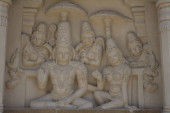 Kailasanatha temple , Dravidian temple architecture , Pallava period 7th - 9th century , district Kanchipuram , state Tamil Nadu , India puzzle #708198182