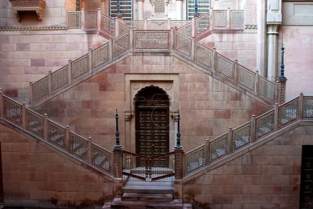 Schritte innerhalb Junagarh Fort, Bikaner, Rajasthan, Indien