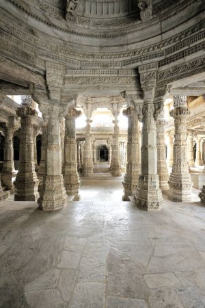 Téléchargez les photos : Temple Adinath Jain Ranakpur Rajasthan Inde Asie Juin 2010 - en image libre de droit
