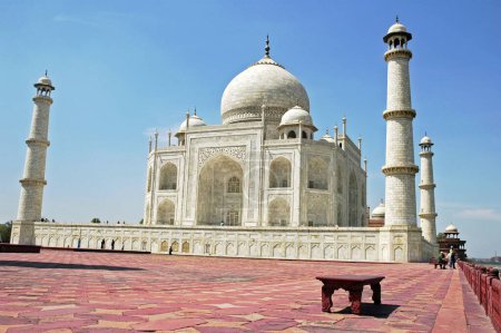 Photo for Taj mahal Seventh Wonder of The World , Agra , Uttar Pradesh , India - Royalty Free Image