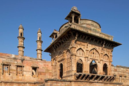 Téléchargez les photos : Jama Masjid, site du patrimoine mondial Champaner, Pawagadh, Gujarat, Inde - en image libre de droit