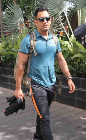 Foto de Mahendra Singh Dhoni, MS Dhoni, jugador de cricket indio, Mumbai, India, 24 de mayo de 2017 - Imagen libre de derechos