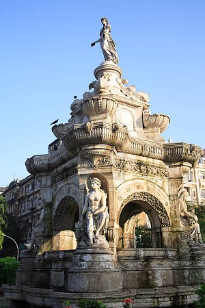 Flora Fountain now Hutatma Chowk ; Churchgate ; Bombay Mumbai ; Maharashtra ; India