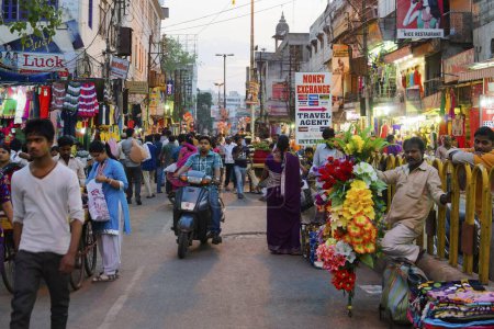 Foto de Mercado, varanasi, uttar pradesh, india, asia - Imagen libre de derechos