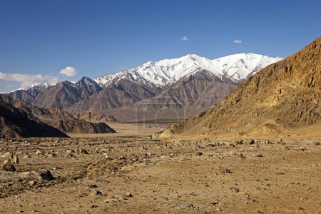 snow capped mountains ladakh jammu & kashmir India Asia