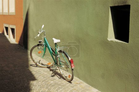 Vélo au mur ; Zermatt ; Suisse