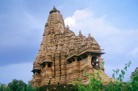 Temple Kandaria Mahadeva, site du patrimoine mondial de l'Unesco Khajuraho, Madhya Pradesh, Inde