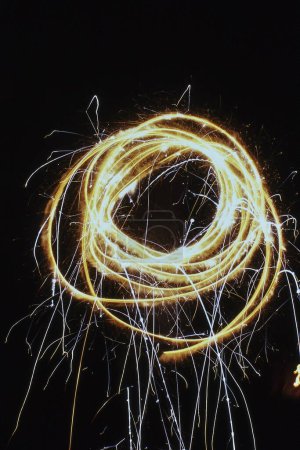 Photo for Firework display at Diwali festival, Mumbai, India, Asia - Royalty Free Image