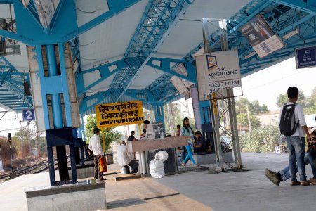 Foto de Bhivpuri estación de tren, thane, maharashtra, India, Asia - Imagen libre de derechos