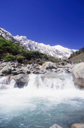Rivière Beas, Himachal Pradesh, Inde