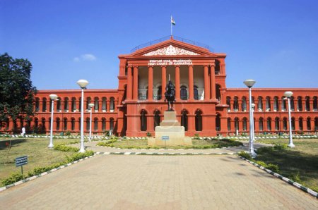 Photo for Red Gothic High Court ; bangalore ; karnataka ; india - Royalty Free Image
