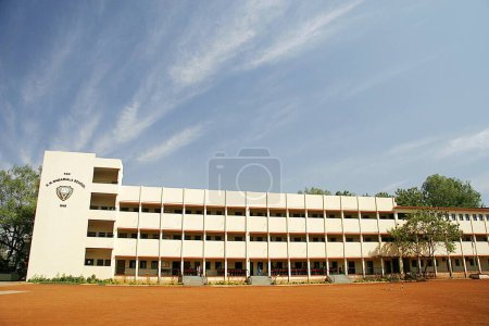 Photo for E. N. Nagarvala School building ;  Kalyani nagar ;  Pune ;  Maharashtra ;  India - Royalty Free Image