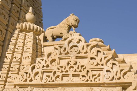 Photo for Jain temple Amarsagar Jaisalmer Rajasthan India Asia - Royalty Free Image
