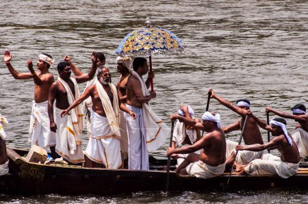 Foto de Snake boat race, onam festival, kerala, india, asia - Imagen libre de derechos