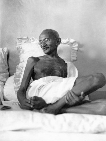 Photo for Mahatma Gandhi at Birla House ; Mumbai ; August 1942 ; India - Royalty Free Image