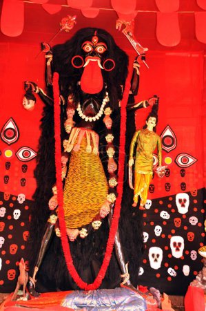 Photo for Goddess kali festival, kolkata, west bengal, india, asia - Royalty Free Image