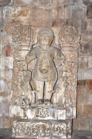 Main Deity Vamana Temple Khajuraho Madhya pradesh India Asia