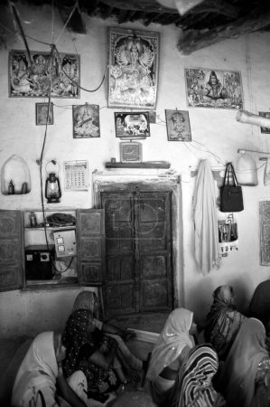 Photo for Village house uttar pradesh India Asia - Royalty Free Image
