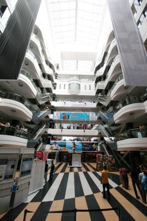 Interior of Centrestage mall ; Noida ; Uttar Pradesh ; India