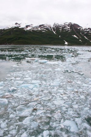 Foto de Iceberg cerca del glaciar Hubbard; El glaciar de marea más largo de Alaska; Parque Nacional Saint Elias; Bahía de desencanto; Alaska; Estados Unidos de América - Imagen libre de derechos