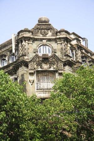Antiguo edificio de Ismail en Street Hutatma Chowk; Veer Nariman road; Churchgate; Bombay Mumbai; Maharashtra; India