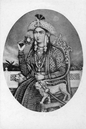 Photo for Old picture of the Nur Jahan Begam - Royalty Free Image