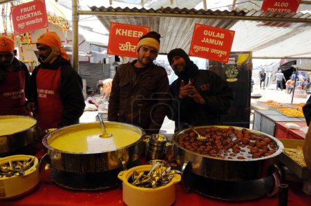 Photo for Food stall pabibal to panchtarni, amarnath yatra, Jammu Kashmir, India, Asia - Royalty Free Image