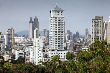 Wolkenkratzer Girgaon Chowpatty mumbai Maharashtra Indien Asien