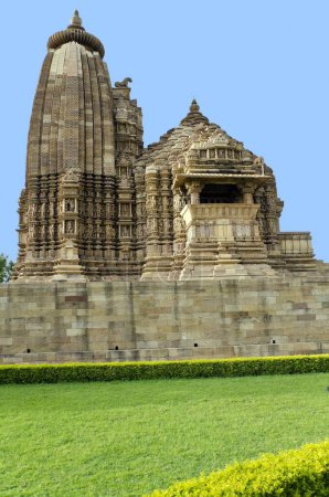 Vishnu temple Khajuraho Madhya Pradesh India Asia