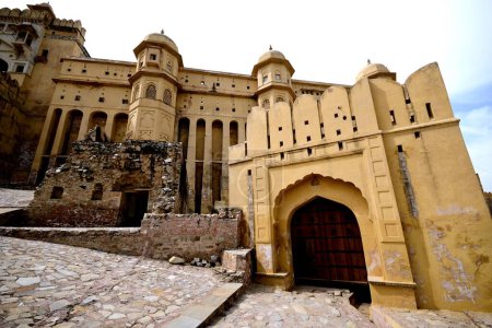 Sun Gate Amer Fort Jaipur Rajasthan India Asia