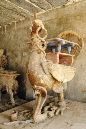 Photo for Gods chariot of shiva temple ; Pulicat Pazhaverkadu ; Tamil Nadu ; India - Royalty Free Image