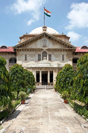 Hochgerichtsgebäude, Allahabad, Uttar Pradesh, Indien, Asien