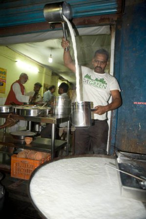 Photo for Milk shop varanasi uttar pradesh India Asia - Royalty Free Image