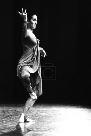Photo for Uttara Asha Coorlawala dancing NCPA Mumbai Maharashtra India Asia 1982 - Royalty Free Image