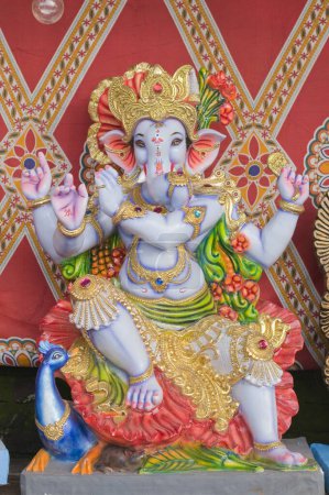 Photo for Idol of lord Ganesha, Pune, Maharashtra, India, Asia - Royalty Free Image