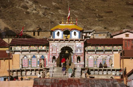 Photo for Badrinath temple, uttaranchal, India - Royalty Free Image