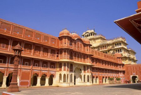 Chandra Mahal; Palacio de la ciudad; Jaipur; Rajastán; India