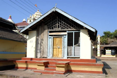 Teil des Kunkeshwar Tempels; Taluka Devgad; Distrikt Sindhudurga; Maharashtra; Indien; Asien